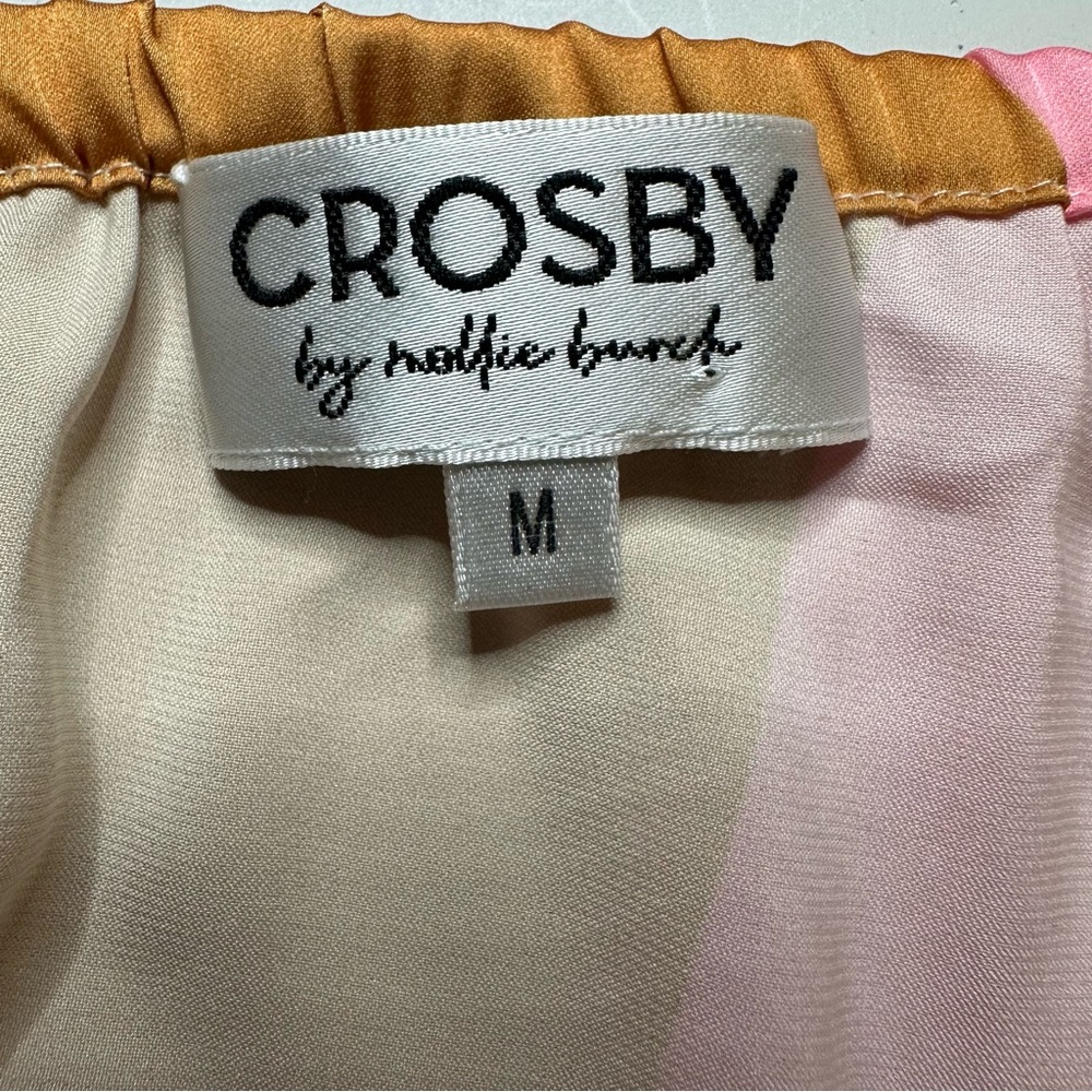 Crosby By Mollie Burch Sienna Halter Top In Red Beach Sz M Colorful Resortwear - Picture 5 of 10